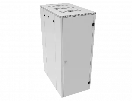 Шкаф телекоммуникационный напольный МИКсистем 19" серия ECO-L 48U 600*1000 дверь металл серый